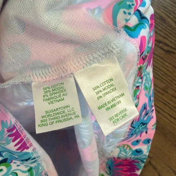 Lilly Pulitzer Harriet Mandevilla Baby Paradise Petals Terry Dress Size XS - Picture 12 of 14